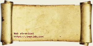 Bojana Puovac vizit kartica